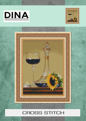 Glass of Wine 2 DINA Stitch